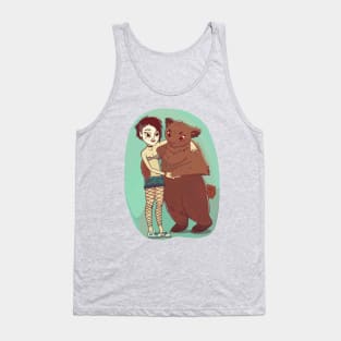 Bear love. Family portrait Tank Top